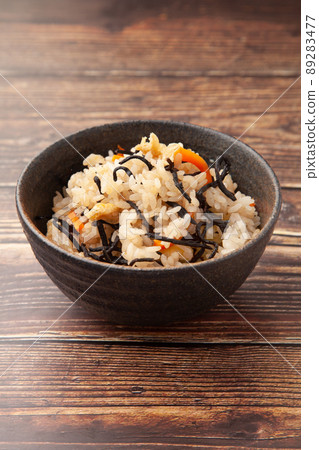 Hijiki cooked rice Hijiki cooked rice 89283477