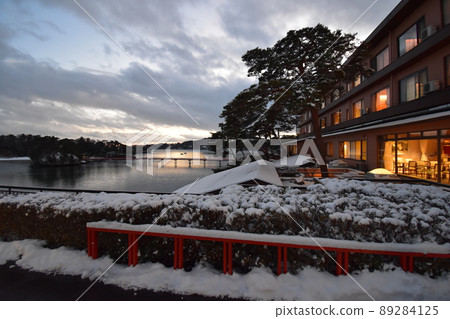 東北宮城縣日本三景松島夜景 東北宮城縣日本三景松島夜景 89284125