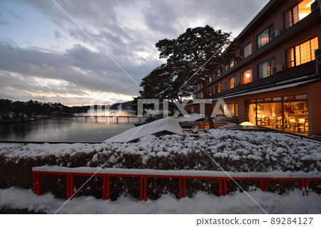 東北宮城縣日本三景松島夜景 89284127