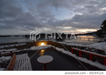 東北宮城縣日本三景松島夜景 89284128