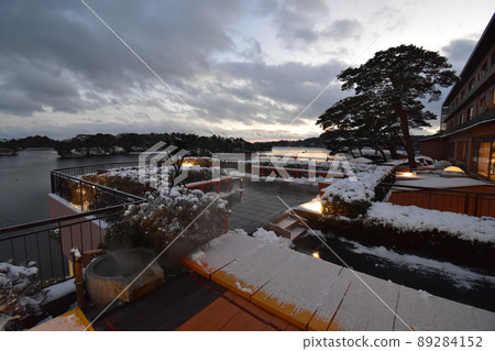 Tohoku Miyagi Prefecture Japan's Three Views Matsushima Night View Tohoku Miyagi Prefecture Japan's Three Views Matsushima Night View 89284152
