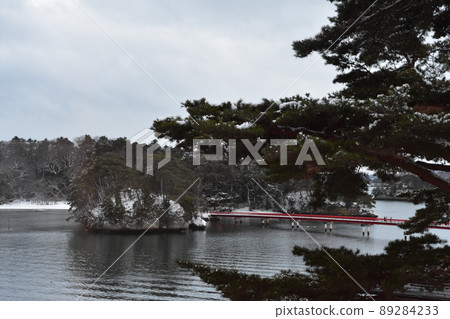 Tohoku Miyagi Prefecture Japan's Three Views Matsushima Night View Tohoku Miyagi Prefecture Japan's Three Views Matsushima Night View 89284233