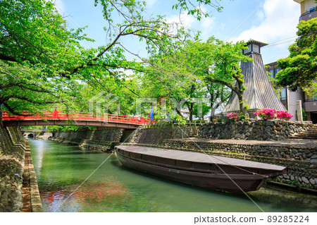 Sumiyoshi Lighthouse at the site of Kawaminato, Funamachi, Ogaki City 89285224