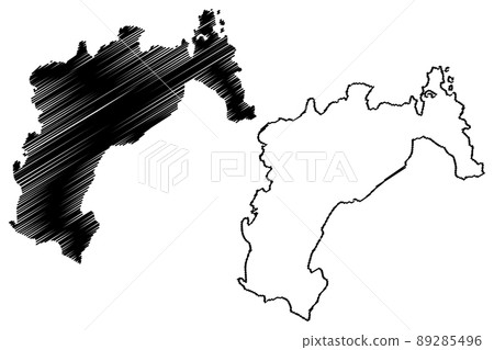Dausa district (Rajasthan State, Republic of India) map vector illustration, scribble sketch Dausa map Dausa district (Rajasthan State, Republic of India) map vector illustration, scribble sketch Dausa map 89285496
