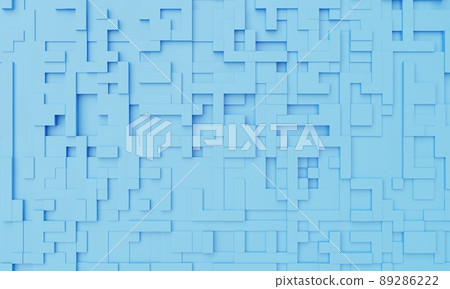 Blue pastel mosaic abstract background. Wallpaper and backdrop art concept. 3D illustration rendering Blue pastel mosaic abstract background. Wallpaper and backdrop art concept. 3D illustration rendering 89286222