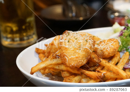雞肉炸薯條沙拉 89287063