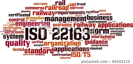 ISO 22163 word cloud ISO 22163 word cloud 89288129