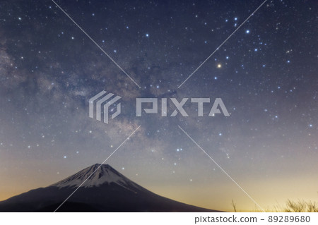 Mt. Fuji and Scorpio / Summer Milky Way 89289680