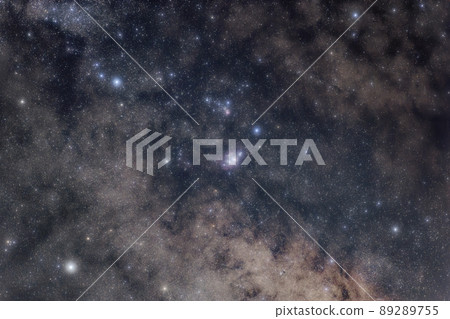 Sagittarius Galaxy and Diffused Nebula Sagittarius Galaxy and Diffused Nebula 89289755