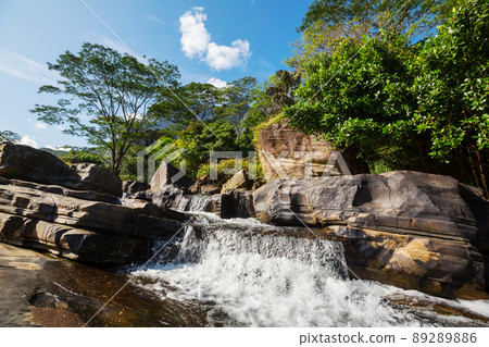 Waterfall on Sri Lanka Waterfall on Sri Lanka 89289886