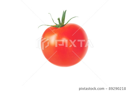 Tomato red vegetable isolated on white 89290218