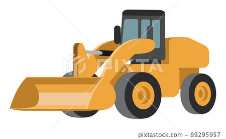 Heavy Equipment Icon-Wheel Loader 89295957