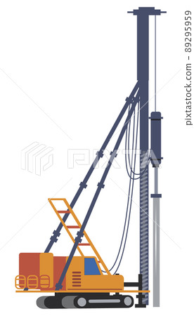 Pile driver for foundation work 89295959