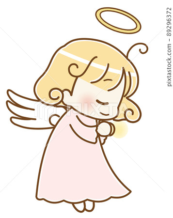 Angel's prayer right facing pink light Angel's prayer right facing pink light 89296372
