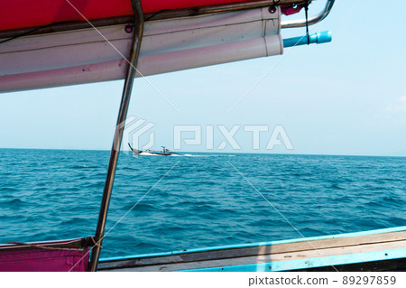 Boat trips on the seas and islands,Travel on a long-tail boat Boat trips on the seas and islands,Travel on a long-tail boat 89297859