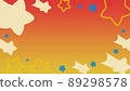 Red and orange shooting star frame 89298578