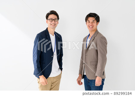 兩個男人，肖像商人 89299184