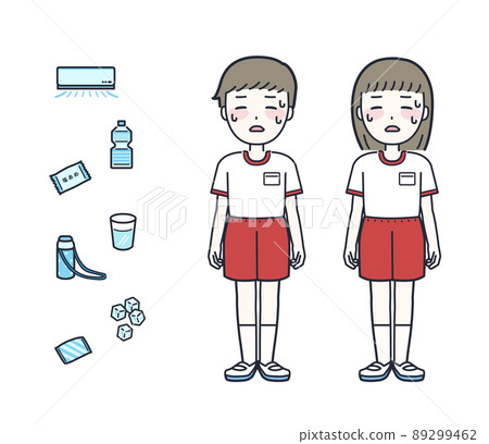 Children's heat stroke measures goods (gym clothes) 89299462