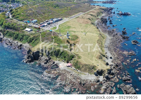 Oga Peninsula Nyudozaki aerial view 89299656