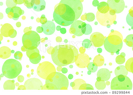 Background material_watercolor_polka dots 89299844