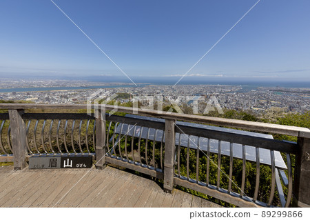 View of Tokushima City from the summit of Mt. Bizan (Tokushima City, Tokushima Prefecture) View of Tokushima City from the summit of Mt. Bizan (Tokushima City, Tokushima Prefecture) 89299866