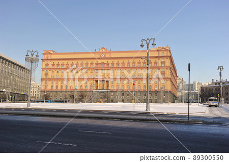 view of the building of the KGB directorate on Lubyanka in Moscow 89300550