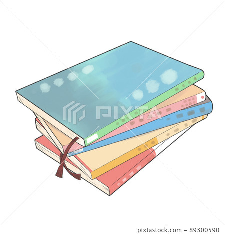 堆疊平裝書的插圖 堆疊平裝書的插圖 89300590
