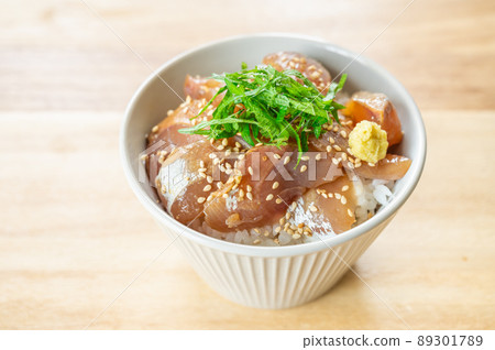 Homemade seafood bowl Homemade seafood bowl 89301789