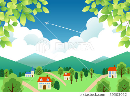 Normal version Summer Satoyama Background Horizontal Normal version Summer Satoyama Background Horizontal 89303032