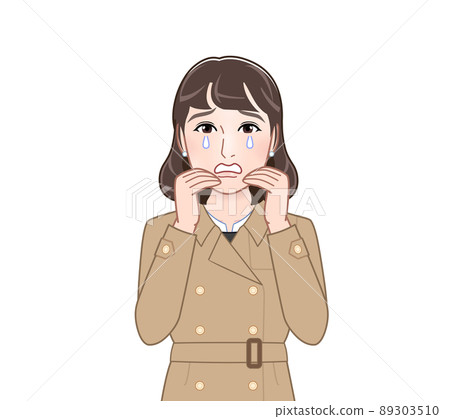 穿著外套的時尚女人 穿著外套的時尚女人 89303510
