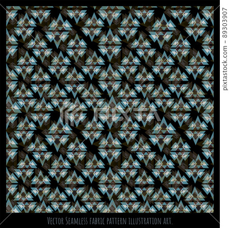 Vector Seamless fabric pattern illustration art - Stock Illustration ...