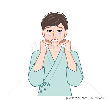 和服的年輕英俊的人 89305205