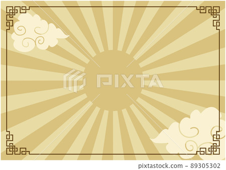 Japanese style pattern frame frame Japanese style pattern frame frame 89305302