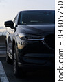 Car at dusk 89305750