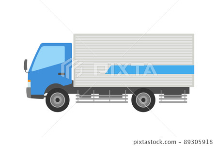 送貨卡車插圖 [藍色] 89305918