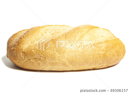 White bread isolated on white White bread isolated on white 89306157