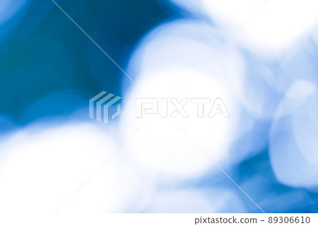 Ball bokeh glitter image blue 89306610