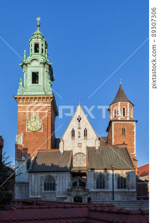 Wawel Cathedral In Krakow, Poland 89307306