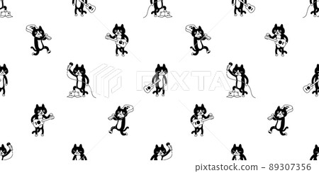 cat seamless pattern kitten calico guitar ukulele bass vector neko breed character cartoon pet tile background repeat wallpaper gift wrapping paper animal doodle illustration design cat seamless pattern kitten calico guitar ukulele bass vector neko breed character cartoon pet tile background repeat wallpaper gift wrapping paper animal doodle illustration design 89307356