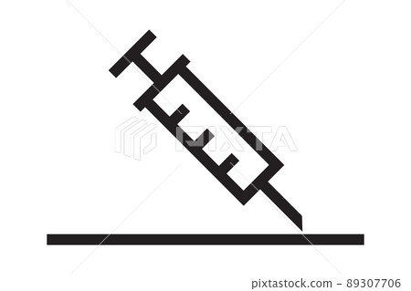 Syringe icon. Medical health injection. Vaccine drug symbol. Medicine vector illustration. Syringe icon. Medical health injection. Vaccine drug symbol. Medicine vector illustration. 89307706