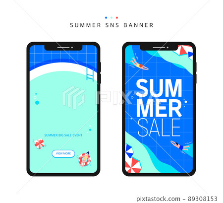 cool summer shopping mobile event banner 01 cool summer shopping mobile event banner 01 89308153