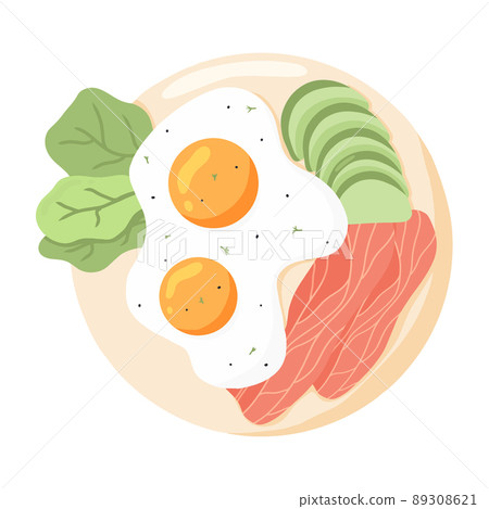 Egg, Free Stock Photo, Illustration of a fried egg sunny side up