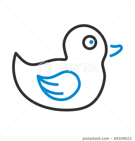 Bath Duck Icon Bath Duck Icon 89309022