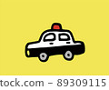 Cute police car 89309115