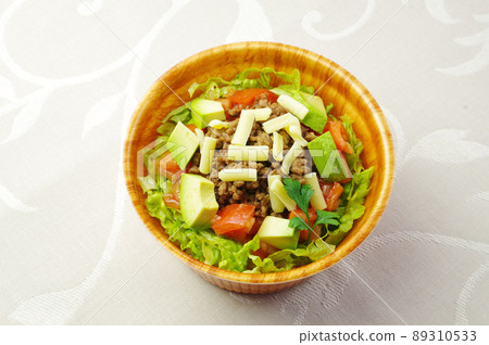 Taco rice bowl lunch 89310533