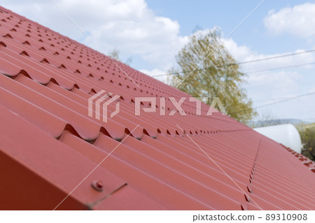 Modern types of roofing materials roof red metal tile sheets Modern types of roofing materials roof red metal tile sheets 89310908