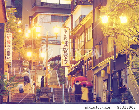 多雨的伊香保溫泉石階 多雨的伊香保溫泉石階 89312903