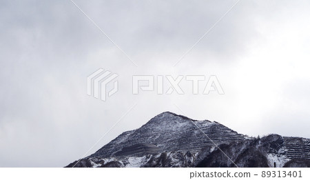 Snow-capped Mt. Buko in winter Snow-capped Mt. Buko in winter 89313401