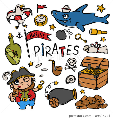 Pirates Clip Art Set