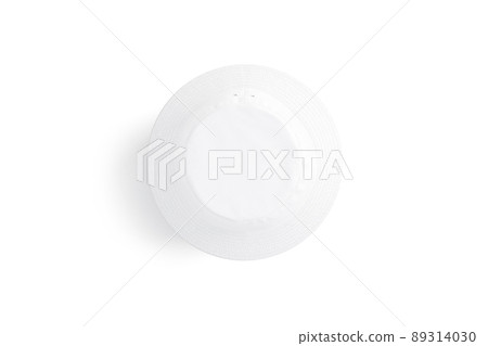 Blank white bucket hat mockup, top view Blank white bucket hat mockup, top view 89314030